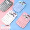 The cute and creative student simple and portable pink goddess mini button RZ-308 calculator with a girlish heart details Picture